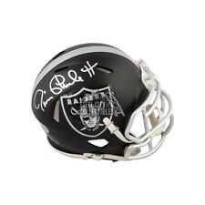 Jim Plunkett Autographed Oakland Raiders Blaze Mini Football Helmet - BAS COA