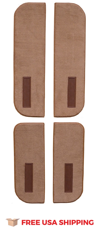 FITS 1975-1978 GMC C25 Suburban Door Panel Inserts on Cardboard w/Vents 4pc Foto 1 de 1