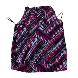 White House Black Market Sleeveless Bottom Shell Women’s Size Medium Purple - Picture 1 of 3
