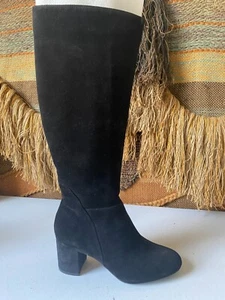 INC Radella schwarze kniehohe Damen-Wildlederstiefel Schuhe 7 Medium - Bild 1 von 9