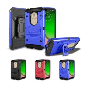 Für Motorola Moto G7 Spieltasche Abdeckung & Holster Gürtelclip strapazierfähiges Hartglas - Bild 1 von 9