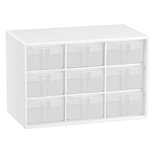 Small Drawer Organizer for Desk Mini Desktop Drawer Organizer with 9 Clear Dr... - Picture 1 of 6