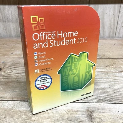 Microsoft Office Home and Student 2010 DVD With License Product Key - Image 1 of 4