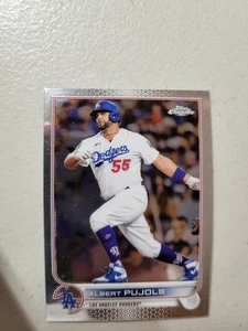 Tarjeta base cromada 2022 Albert Pujols Topps #84 Cardinals Angels Dodgers casi nueva - Imagen 1 de 2