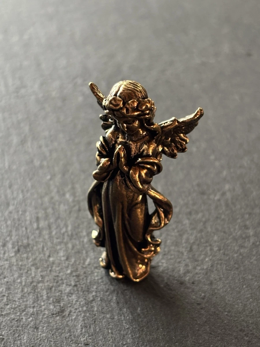 Kullder Betende Engel-Statue Aus Kunstharz – Handbemalte Schutzengel-Figur Als Trostgeschenk, 9,5x6,4 Cm