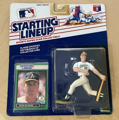 1989 Kenner Starting Lineup Mark McGwire Oakland Athletics Figure Card NIB - Image 1 of 4