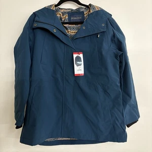 Pendleton Women's Rain Jacket Blue Size XL NWT - Picture 1 of 10