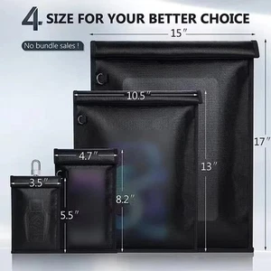 Simket Faraday Taschen für Handys und Autoschlüssel 2 Stück, Signalblocker Etui feuerfest - Bild 1 von 10