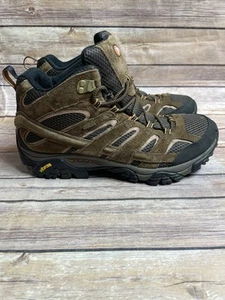 Botas de senderismo impermeables Merrell Moab Mid Earth marrón para hombre talla 11 - Imagen 1 de 12