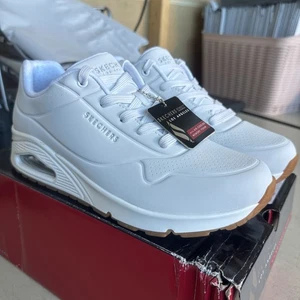 TAGLIA A SCELTA - Skechers 73690 Sneaker atletica donna bianca Uno Stand On Air - Foto 1 di 10