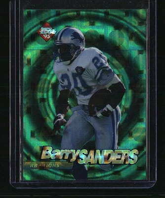 Prismas circulares Barry Sanders EdgeTech 1995 Collector's Edge #23 Foto 1 de 2