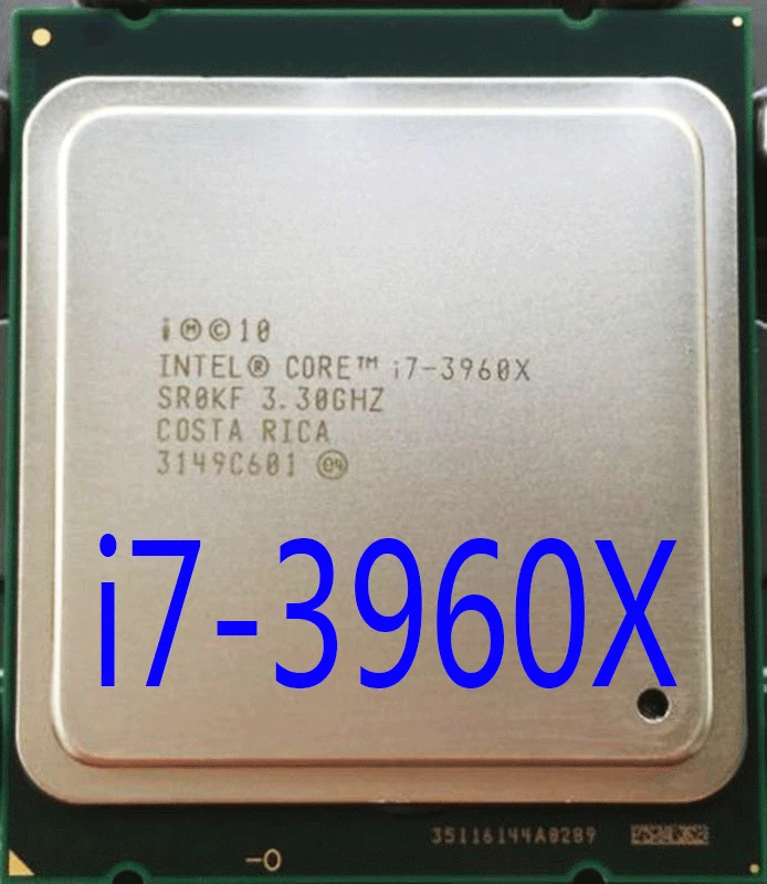 Intel Core I7-3960X 3.3GHz 6C 15Mb 5GT/s 130W 32nm LGA2011 CPU Processor - Image 1 of 1