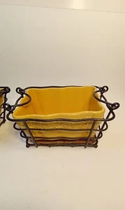 Temptations by Tara Cream Country Lace Casserole w/Wire Rack 3/8" Set of 2 - Picture 1 of 11