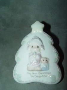 Precious Moments May Your Christmas Be Delightfull Night Light 1994 - Picture 1 of 2