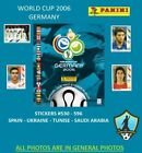 Panini FIFA Fu&#223;ball-Weltmeisterschaft Deutschland 2006 Pick Choose Sticker...