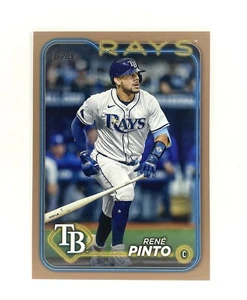 Rene Pinto 2024 Topps Update GOLD /2024 Tampa Bay Rays #US107 - Picture 1 of 2