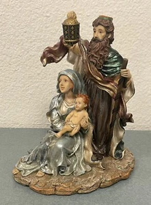 CHRISTOPHER RADKO HOLY FAMILY  COLD CAST RESIN FIGURINE In BOX - Picture 1 of 5