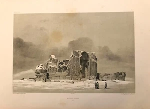 Persia.Flandin.Tabriz Mosque ruine .Original lithography.Paris 1851 - Imagen 1 de 1