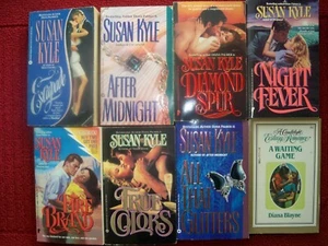 SUSAN KYLE  (DIANA PALMER) VINTAGE 8 PB- WAITING GAME#94 +ESCAPADE+FIRE (1982-95 - Picture 1 of 11