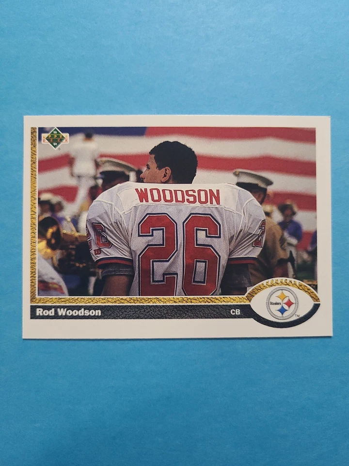 ROD WOODSON 1991 UPPER DECK FOOTBALL CARD # 111 F4212 - Image 1 of 1