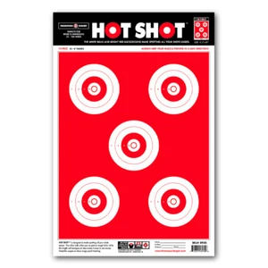 Thompson Target | Hot Shot Ultra Bright 12.5"x19" Paper Shooting Targets - Picture 1 of 6