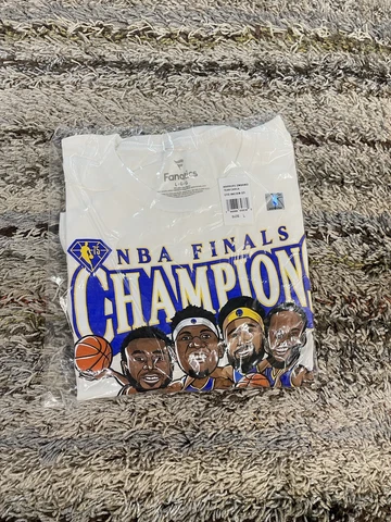 Fanatics Golden State Warriors 2022 NBA Finals Champs Caricature T-Shirt Large L Cover
