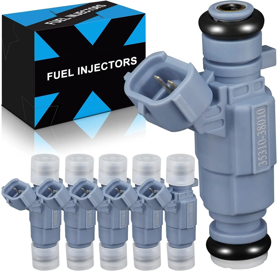 6 piezas inyectores de combustible 35310-38010 para Hyundai Sonata para Kia Optima Sedona Amanti Foto 1 de 4