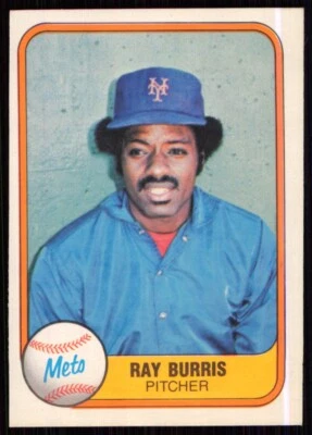 1981 Fleer Ray Burris New York Mets #328 - Image 1 of 2