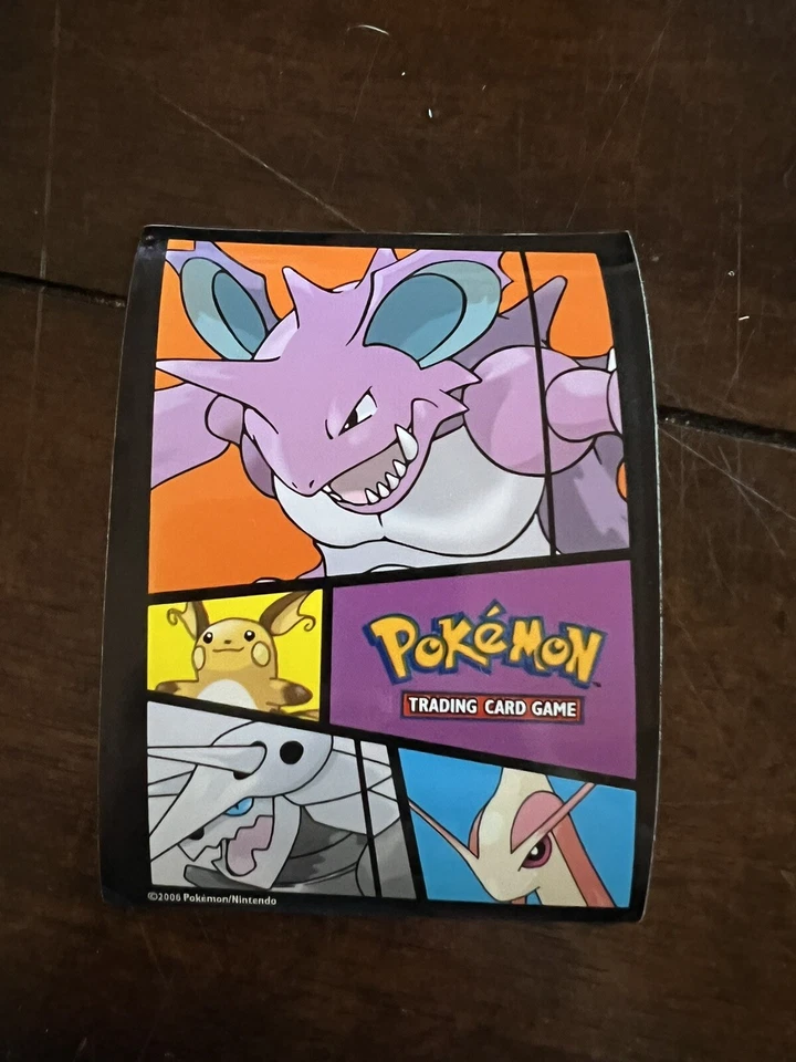 1x Pokemon TCG EX Nidoking Ultra Pro card sleeve 2006 VERY RARE Raichu League - Image 1 of 1