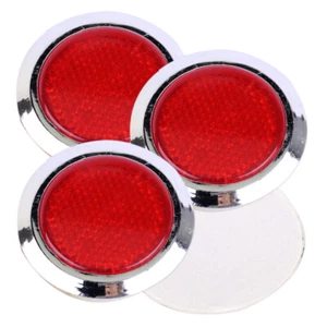 4 pegatinas reflectantes redondas autoadhesivas autoadhesivas para automóvil nt - Imagen 1 de 2