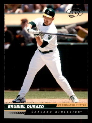 2005 Leaf  #146 Erubiel Durazo Oakland Athletics - Image 1 of 2