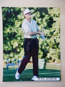 Fotografía autografiada de Peter Jacobsen de 8" X 10" - Imagen 1 de 2