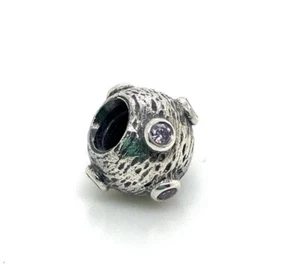 Very Rare Authentic Pandora Amethyst Purple Moonscape Moon #790160ACZ - New - Picture 1 of 2