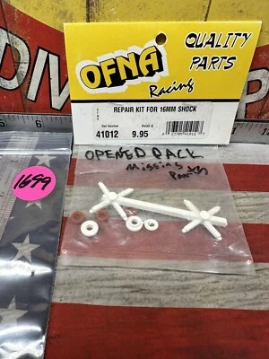 OFNA RACING 41012 REPAIR KIT FOR 16MM SHOCK  OPEN PACK MISSING PARTS - Image 1 of 4