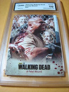 THE WALKING DEAD 2014 A FATAL WOUND T-DOG # 25 GRADED 10 L@@@K - Picture 1 of 1
