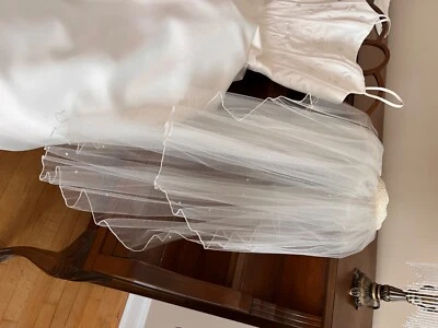 ivory wedding dress size 8 - Image 1 of 4