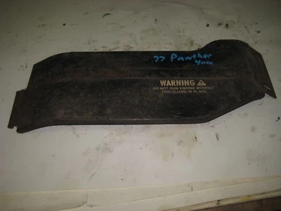 Vintage Snowmobile 77 Arctic Cat Panther 4000 Clutch Guard Foto 1 de 2