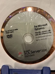 BRAND NEW MICROSOFT SQL SERVER 2008 STANDARD DVD. Dynamics + Admin Pocket Book - Picture 1 of 5
