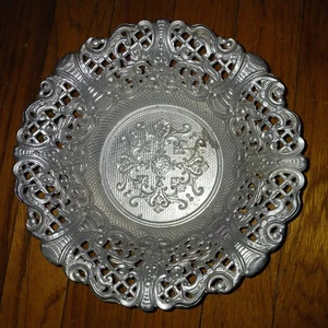VINTAGE ITALIAN SILVER PAINTED BOWL - Picture 1 of 4