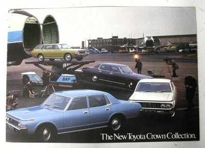 TOYOTA Crown Range Car Sales Brochure c1973 2600 Coupe Saloon Estate - Image 1 of 4