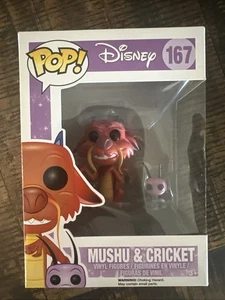 Funko Pop & Buddy Disney Mulan: Mushu & Cricket Figure w/ Protector - Picture 1 of 6