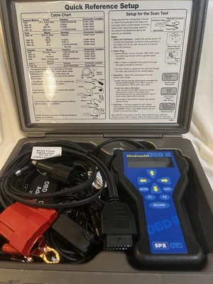 OTC SPX Mindreader OBD 2 w Ford & Chrysler Adapters Case & CD - Image 1 of 4