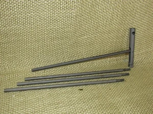 US Made Military Cleaning Rod Set ~ 4 Pieces ~ Clean used Condition - Picture 1 of 6