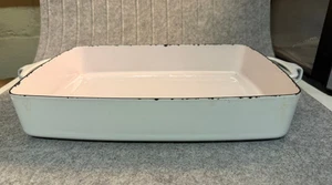 Vintage DANSK International Designs France Kobenstyle Enamel Baking Pan 10” x 13 - Picture 1 of 13