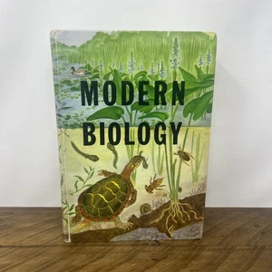 Modern Biology 1956 Henry Holt Co Vintage Hardcover Homeschool Illustrated - Picture 1 of 16