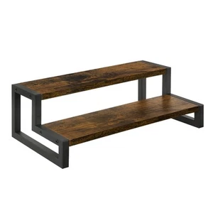 2-Tier Wooden Spice Rack Organizer for Countertop, Kitchen Shelf Stand. - Picture 1 of 7
