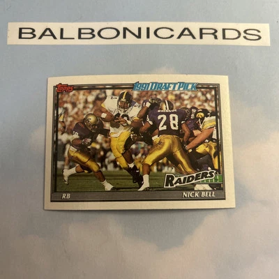 1991 Topps - #107 Nick Bell (RC) Rookie NM+ Free Shipping! - Image 1 of 2