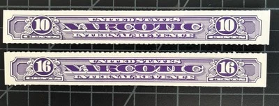 US Revenue - Narcotic - SC# RJA96B & RJA97B- MNH - Premium Item - SCV - $195.00 - Image 1 of 2