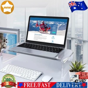 Acrylic Monitor Stand Laptop Stand Riser Desk for Home Office - Zdjęcie 1 z 10