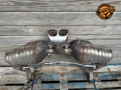 Conjunto de silenciadores de escape trasero Porsche Boxster Cayman S 2005-2008 OEM 62 millas Foto 1 de 4